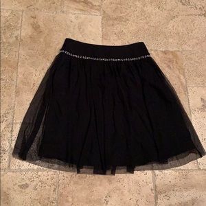 Black tulle skirt from Express